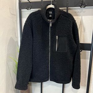 H&M Black Sherpa Jacket